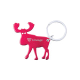 Reindeer Bottle Opener Keyring